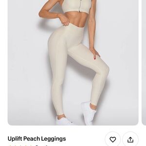 Bombshell Sportswear Uplift Peach Leggings